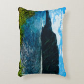 ベイオンザロードトゥハナマウイハワイ抽象芸術 アクセントクッション (正面(垂直))