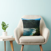 ベイオンザロードトゥハナマウイハワイ抽象芸術 クッション (椅子)