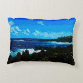 ベイオンザロードトゥハナマウイ抽象芸術 アクセントクッション (裏面)