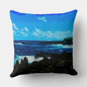 ベイオンザロードトゥハナマウイ抽象芸術 クッション (裏面)