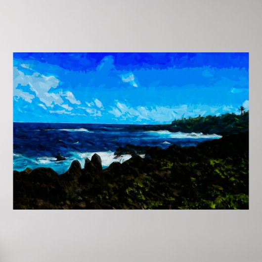 ベイオンザロードトゥハナマウイ抽象芸術 ポスター (正面)