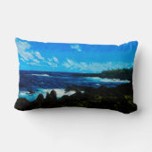 ベイオンザロードトゥハナマウイ抽象芸術 ランバークッション (裏面)