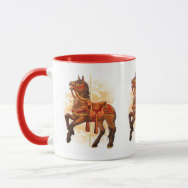 ベイカラーセルの馬マグカップ マグカップ
