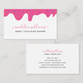 ベイカーつや消しドリップススプリンクルベーカリー 名刺 (正面/裏面)