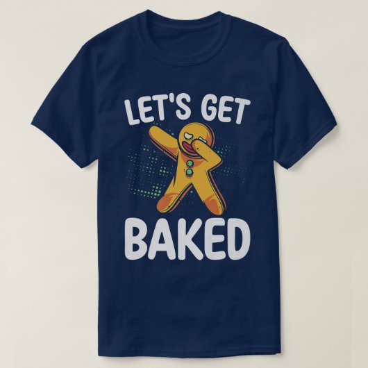 ベイカーのベーキング焼いたペストリー Tシャツ (デザイン正面)