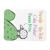 ベイカーまたはケーキメーカー マグネット (横)