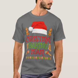ベイカークリスマスギフトクリスマスベーキングチームクッキーベイカー Tシャツ