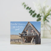 ベイカークリークシードストアアンドパイオニアビレッジポストカー ポストカード (スタンド正面)