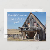 ベイカークリークシードストアアンドパイオニアビレッジポストカー ポストカード (正面/裏面)