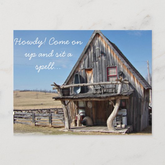 ベイカークリークシードストアアンドパイオニアビレッジポストカー ポストカード (正面)