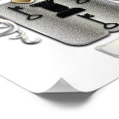 ベイカーコートオブアームズプリントオンヘビーマット紙 ポスター (角)