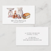 ベイカーズツールベーカリーパティシシェフ 名刺 (正面/裏面)