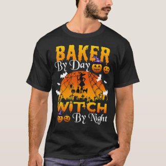 ベイカーバイデイウィッチバイナイトベーカーズハロウィーン幽霊 Tシャツ