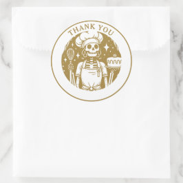 ベイカーパティシエ金ゴールド製品 ラウンドシール