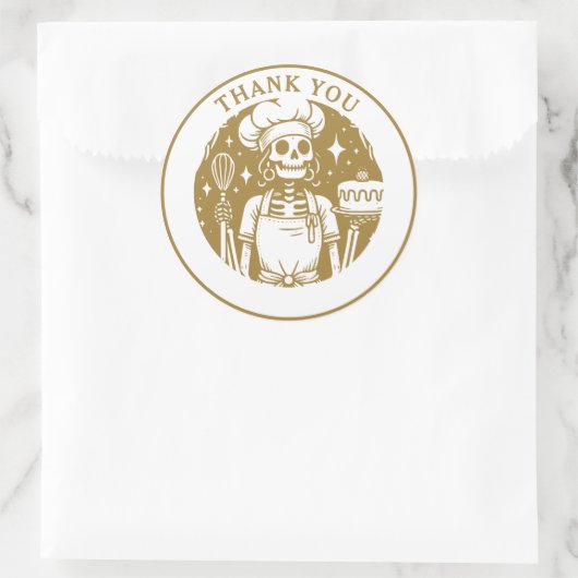 ベイカーパティシエ金ゴールド製品 ラウンドシール (バッグ)