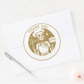 ベイカーパティシエ金ゴールド製品 ラウンドシール (封筒)