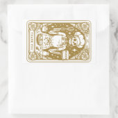 ベイカーパティシエ金ゴールド製品 長方形シール (バッグ)