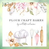 ベイカーパティシシェフウォーターカラーベーキングツール ウィンドウサイン (シート3)