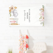 ベイカーパティシシェフウォーターカラーベーキングツール 横断幕 (インサイチュ)