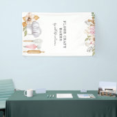 ベイカーパティシシェフウォーターカラーベーキングツール 横断幕 (トレードショー)