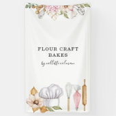 ベイカーパティシシェフウォーターカラーベーキングツール 横断幕 (縦)