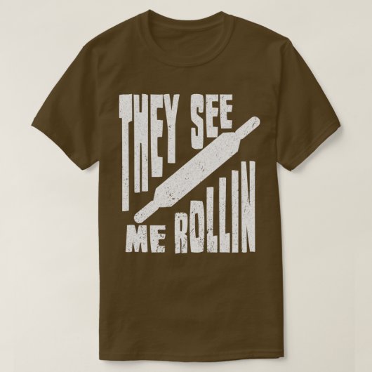 ベイカーパンベーキング転がベーカリー Tシャツ (デザイン正面)