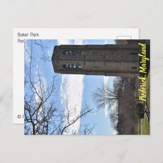 ベイカーパークタワーフレデリックメリーランド ポストカード (正面/裏面)