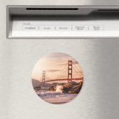 ベイカービーチからゴールデンゲートブリッジ マグネット (インサイチュ (食洗機))