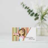 ベイカーブルネットベーカリーカップケーキ焼き名刺 名刺 (スタンド正面)