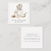 ベイカーベーカリーツールの名刺 スクエア名刺 (正面/裏面)