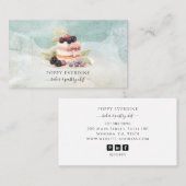 ベイカーベーカリーパティシシェフケータリングケエレガントーキ 名刺 (正面/裏面)