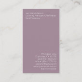 ベイカーベーカリー名刺 名刺 (裏面)