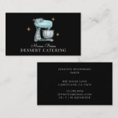 ベイカーベーキングウォーターカラーデザートケーター 名刺 (正面/裏面)