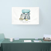 ベイカーベーキングウォーターカラーパティシシェフ 横断幕 (トレードショー)