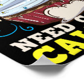 ベイカーベーキングケーキカップケーキギフト ポスター (角)