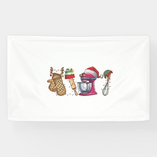 ベイカーベーキングベークベーカリーキッチンウォーケ 横断幕 (横)