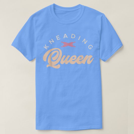 ベイカーベーキング混練クイーンパン生地Tシャツ Tシャツ (デザイン正面)