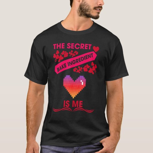 ベイカーベーキング秘密おもしろい皮肉ユーモア Tシャツ (正面)