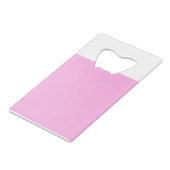 ベイカーミラーピンク クレジットカード栓抜き (裏面アングル)