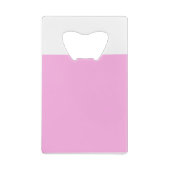 ベイカーミラーピンク クレジットカード栓抜き (裏面)