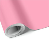ベイカーミラー無地のピンク ラッピングペーパー (ロールコーナー)