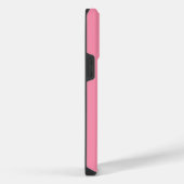 ベイカーミラー無地のピンク iPhoneケース (右側面)