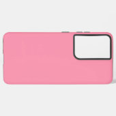 ベイカーミラー無地のピンク SAMSUNG GALAXYケース (裏面横)