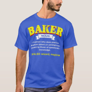 ベイカー定おもしろい義ベーキングユーモア菓子シェフAp Tシャツ