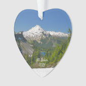 ベイカー山景勝写真アクリルオーナメント オーナメント (正面)