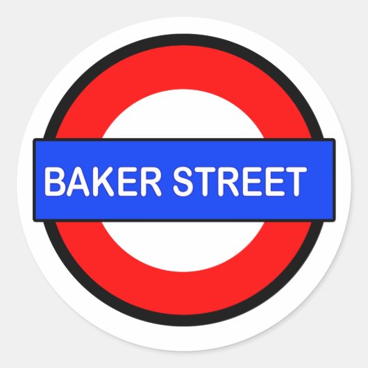 ベイカー通り地下駅 ラウンドシール (正面)