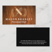 ベイカー | ウィスク転がピン | ウッド 名刺 (正面/裏面)