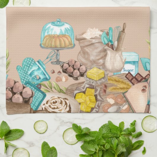 ベイカー キッチンタオル (折り畳み)