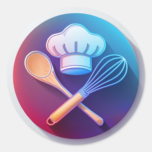 ベイカー・ハットとウィスク ラウンドシール (正面)