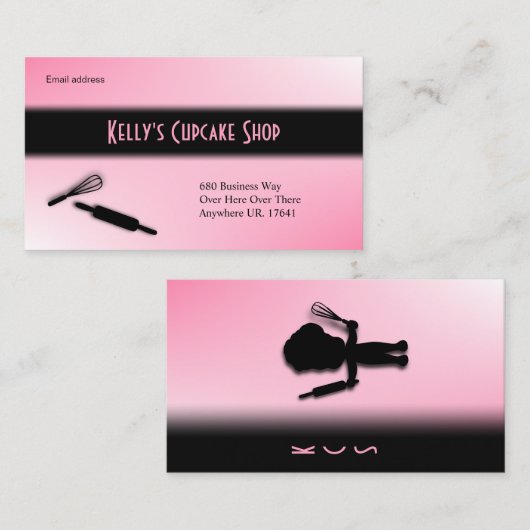 ベイカー/ベーキング名刺 名刺 (正面/裏面)